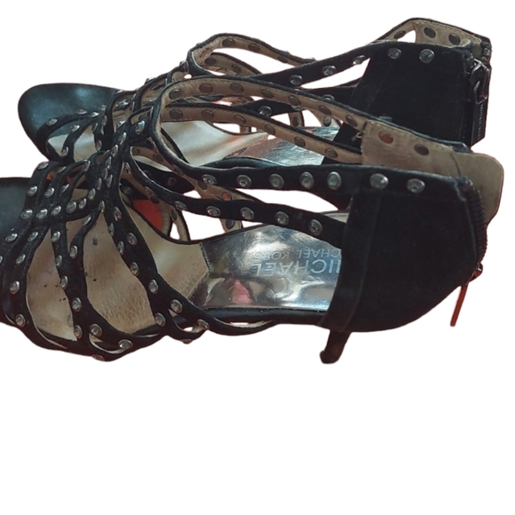 Michael Michael Kors ladies size 8 , black with clear rhinestones . - Picture 2 of 4